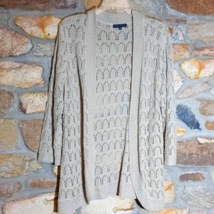 Napa valley open weave cardigan